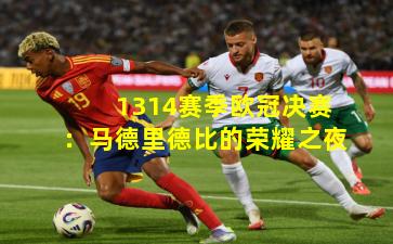1314赛季欧冠决赛：马德里德比的荣耀之夜